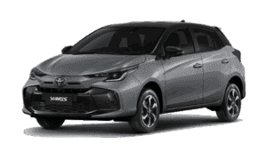 รถยนต์ไฟฟ้า Toyota Yaris สีเทา