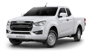 รถยนต์ Isuzu D-Max สีขาว
