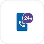 บริการช่วยเหลือลูกค้า 24/7