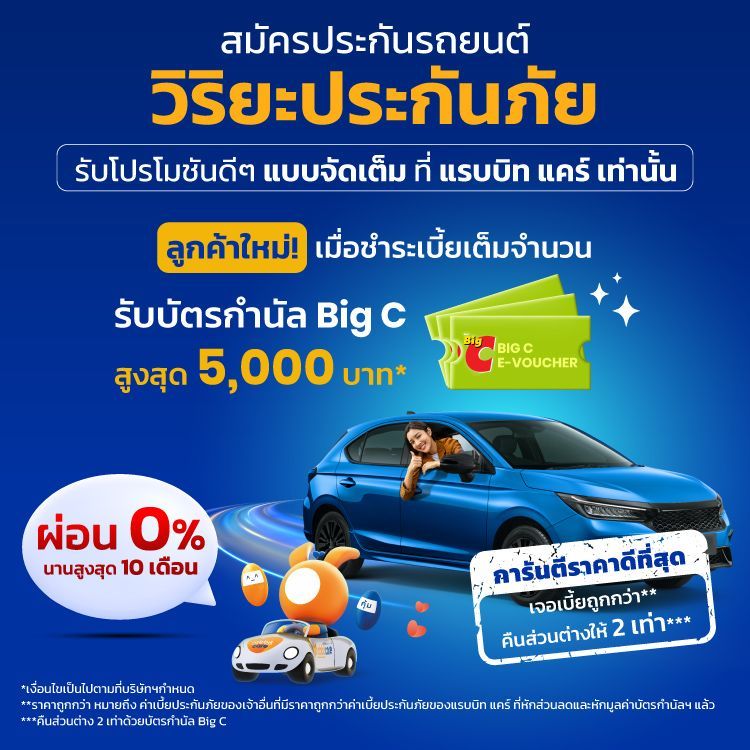 ประกันรถยนต์ชั้น 1 จากวิริยะประกันภัย