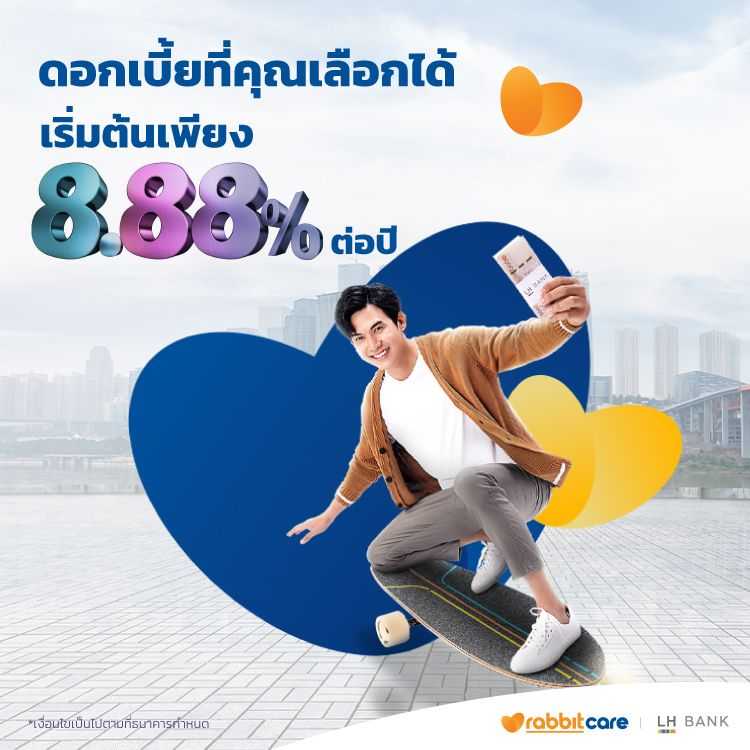 สินเชื่อส่วนบุคคล Happy Cash ธนาคารแลนด์ แอนด์ เฮ้าส์