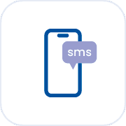 Receive SMS to confirm activation