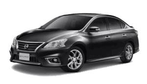Nissan Sylphy Compact Car สีดำ